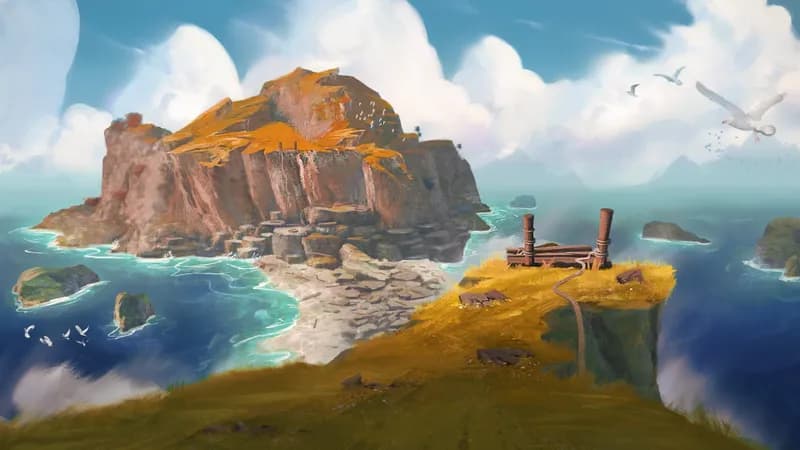 Rope Bridge Chasm map, Autumn variant