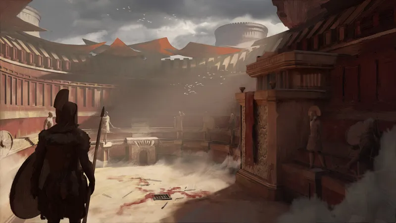 Colosseum of Challenges map, No Crowd Day variant