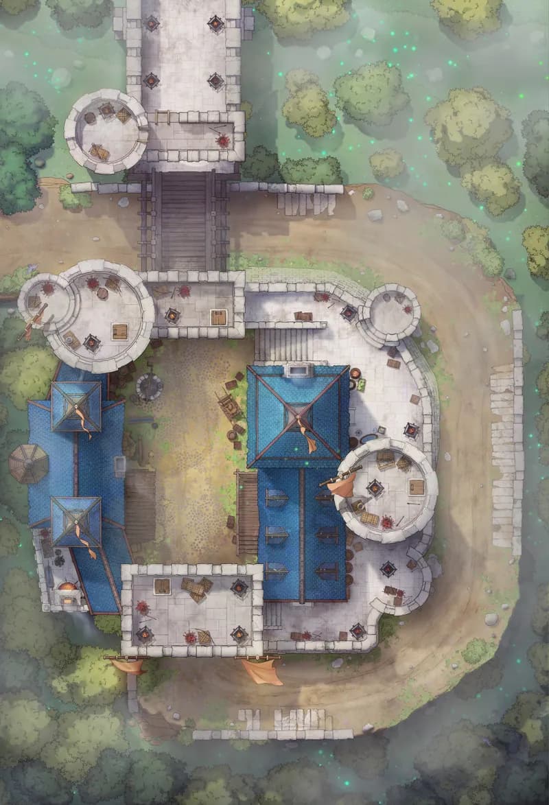 Riverwood Toll Castle map, Swamp variant thumbnail