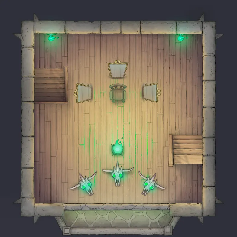 Magic Wizard's Tower map, South Balcony 04 variant thumbnail