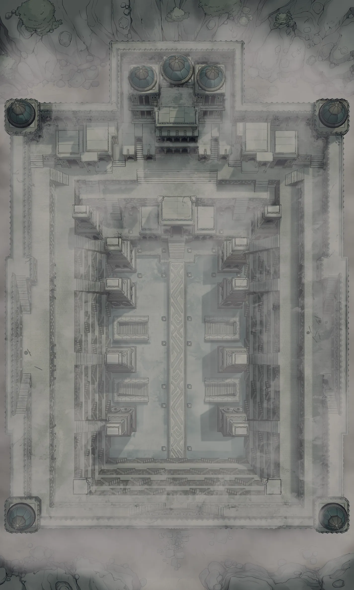 Ancient Stepwell map, Fog variant thumbnail