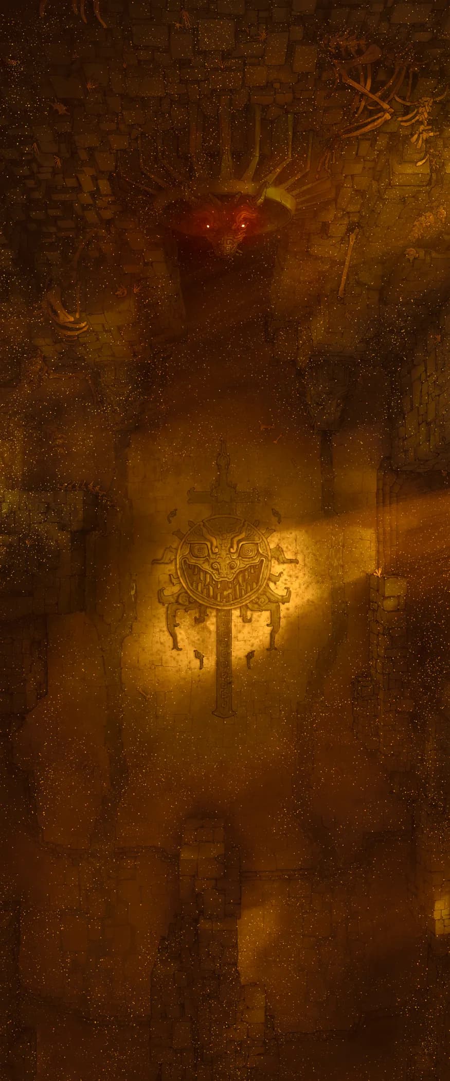 Dracolich Lair map, Malicious Sandstorm variant thumbnail