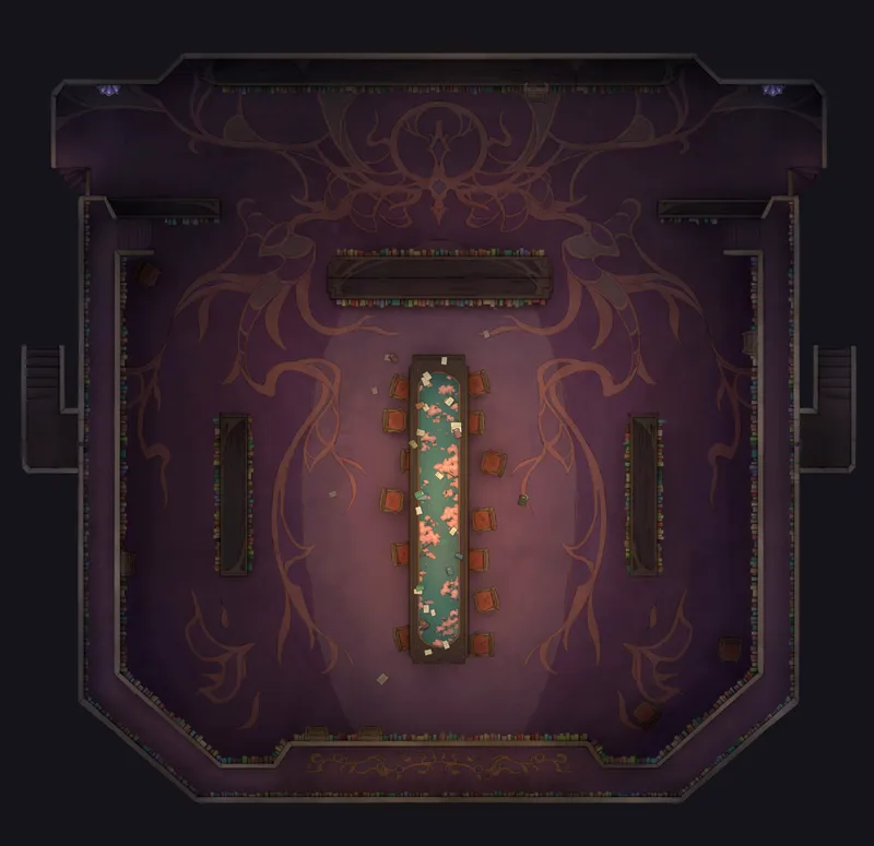 Great Library map, B5 Violet Study Day variant thumbnail