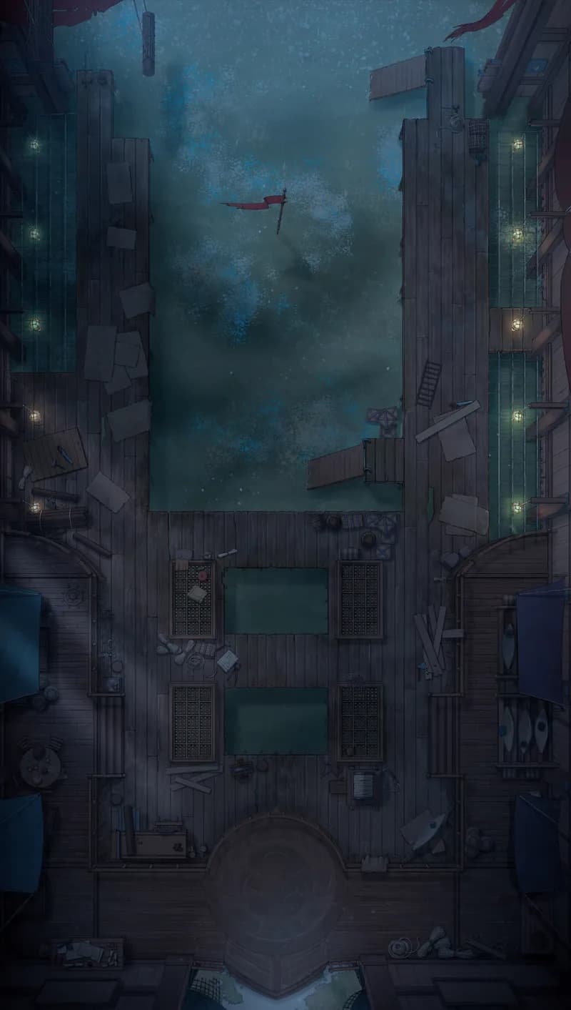Secret Sailor Lair map, Grasslands Night variant thumbnail
