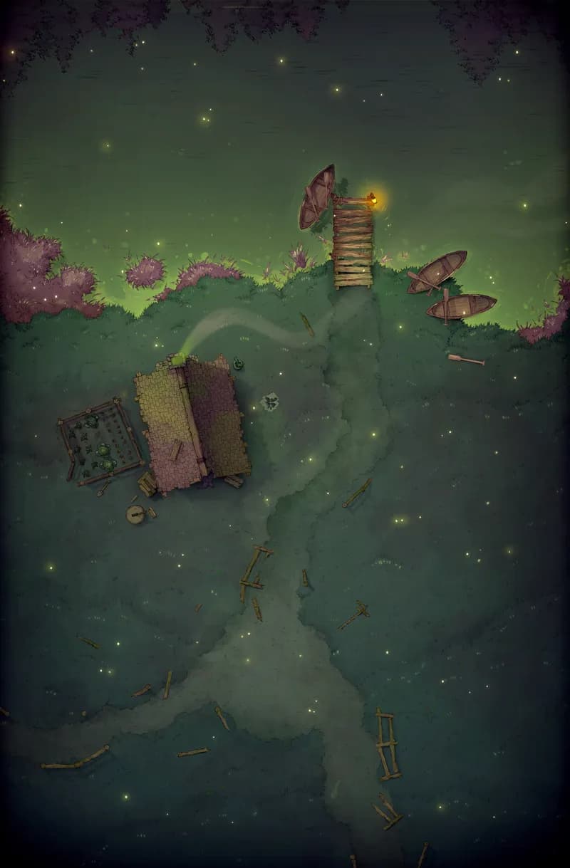 Serene Lakeside map, Bog Day variant thumbnail