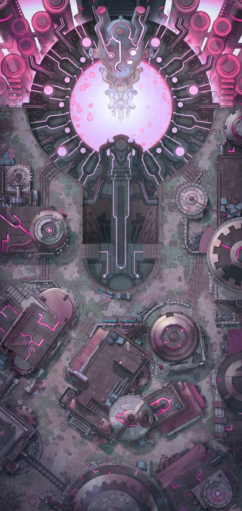 Warforged City Centre map, Iridescent variant thumbnail