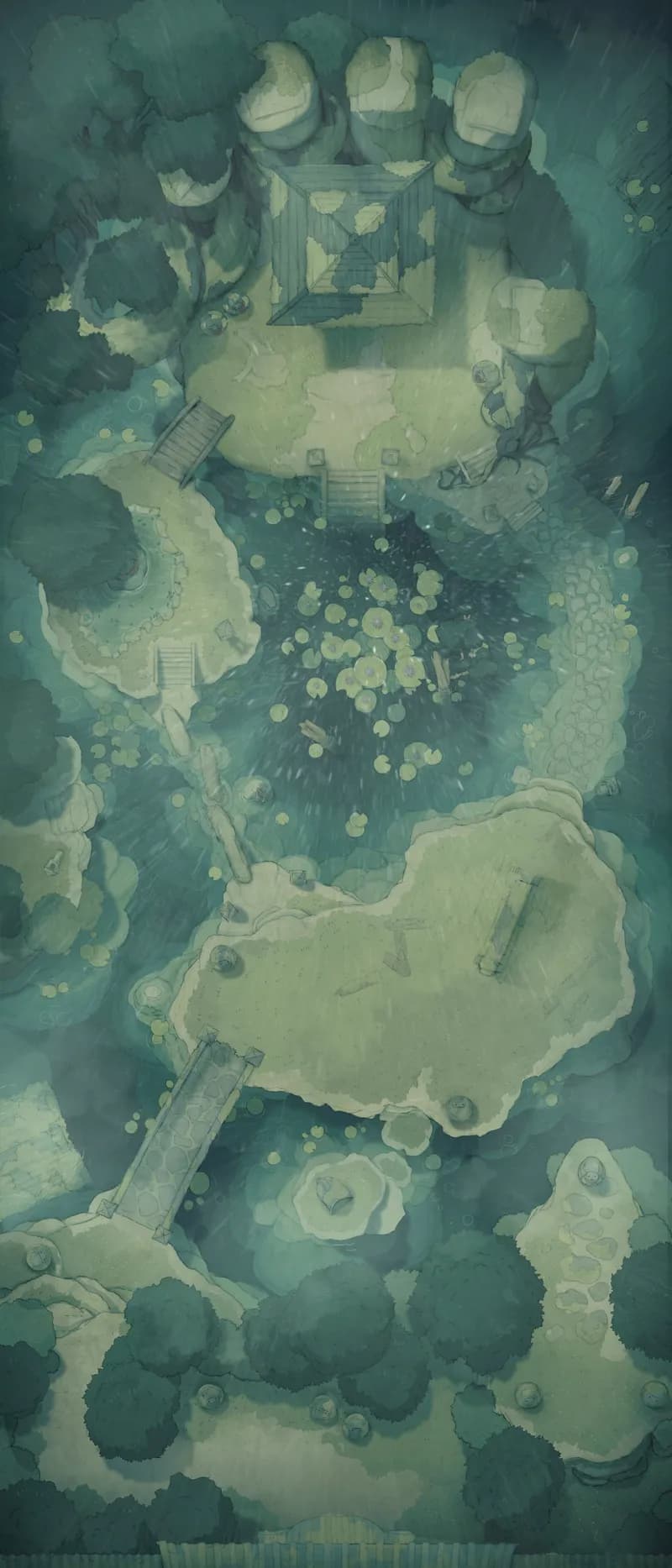 Zen Monastery map, Rain Day variant thumbnail