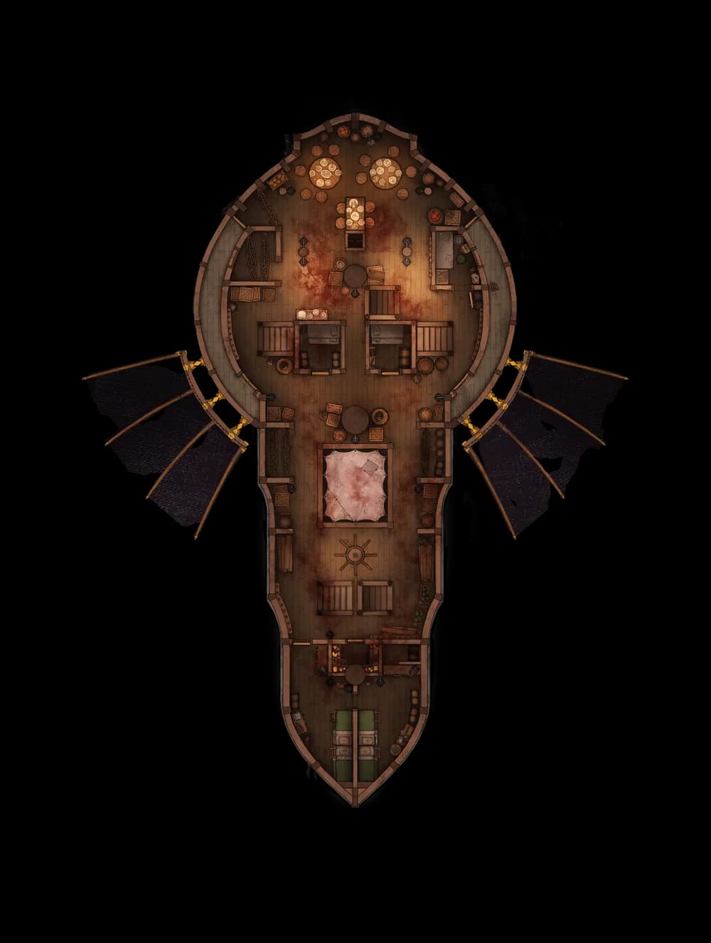 The Crystal Veil map, Massacre Pirate Level 1 variant thumbnail