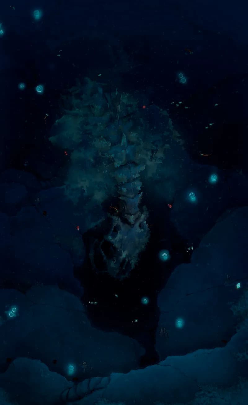 Abyssal Fall map, Zone 1 Original Night variant thumbnail