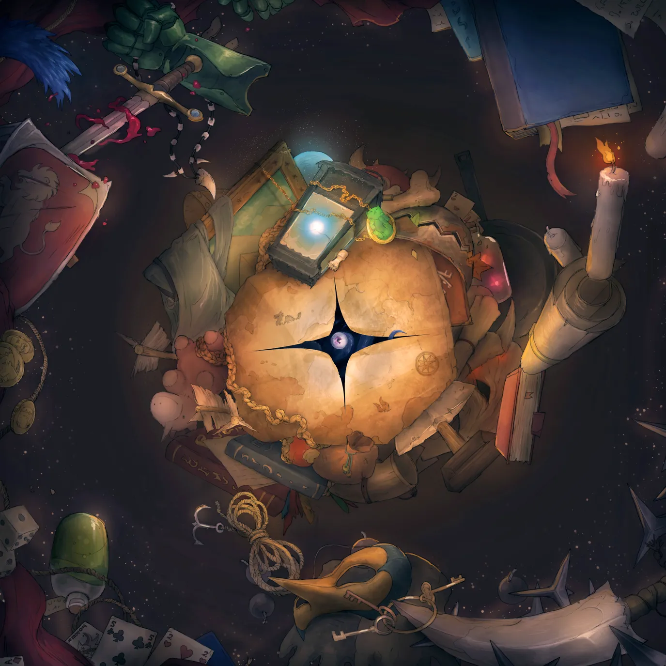 Inside a Bag of Holding map, From Beyond variant thumbnail