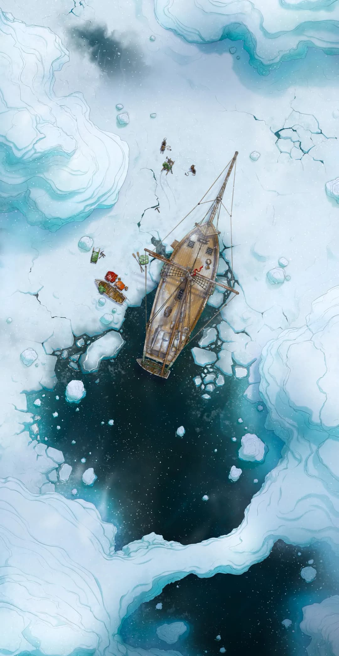 Arctic Expedition map, Original Day variant