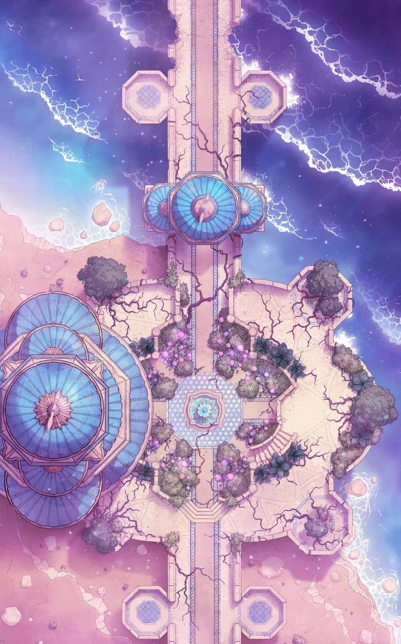 Djinn Gardens map, Overgrown Floral variant thumbnail