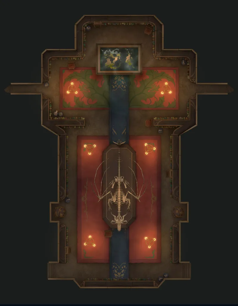 Great Library map, B4 Medieval Map Room Day variant thumbnail