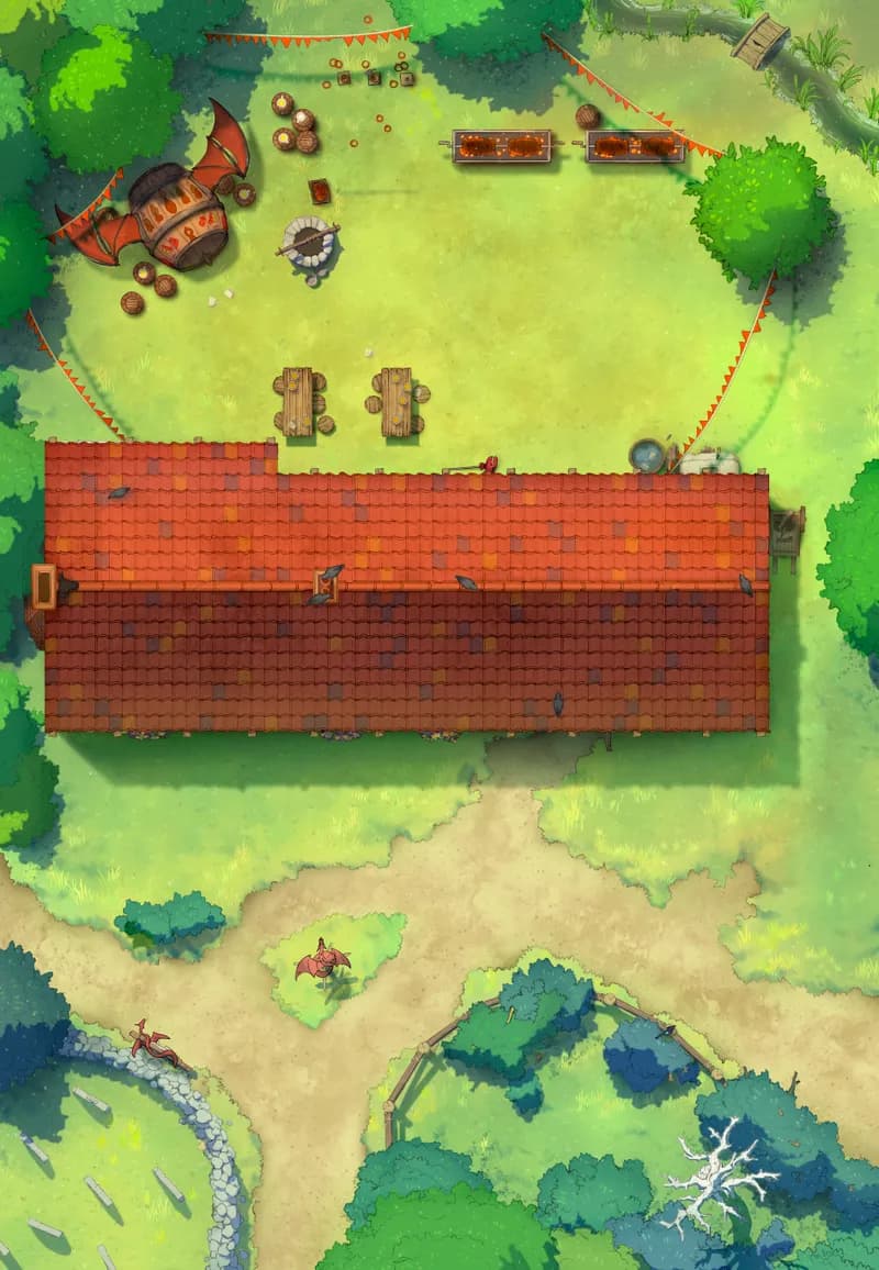 Ages of the Vale: Inn map, Roof Dragon Festival Day variant thumbnail
