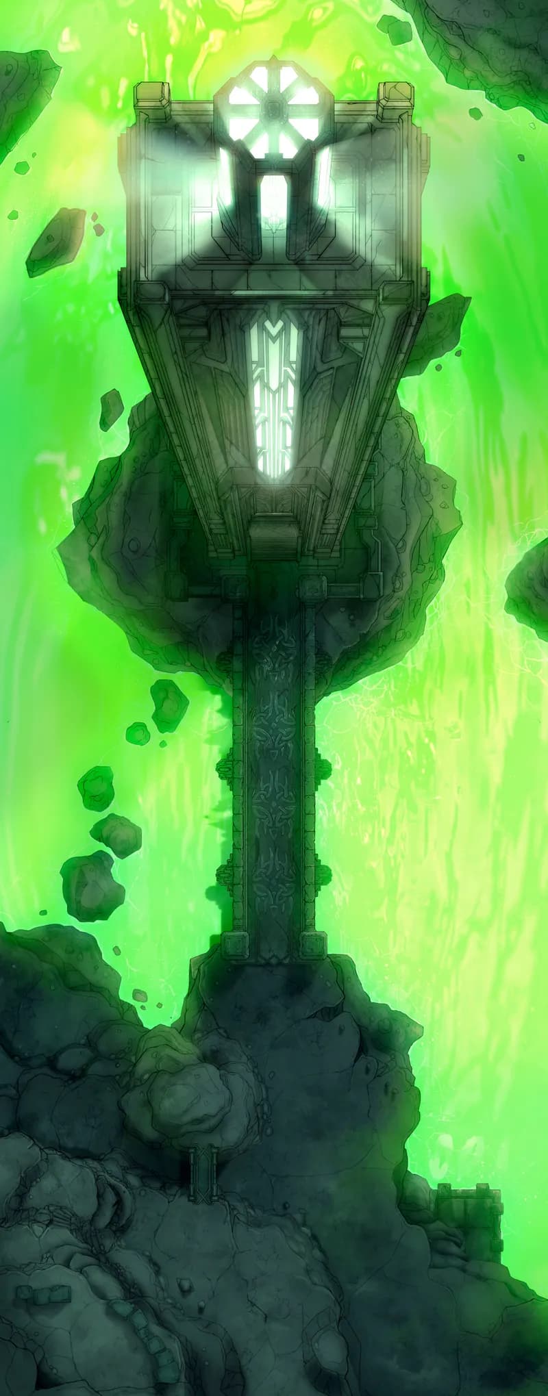 Chthonic Lighthouse map, Toxic variant thumbnail