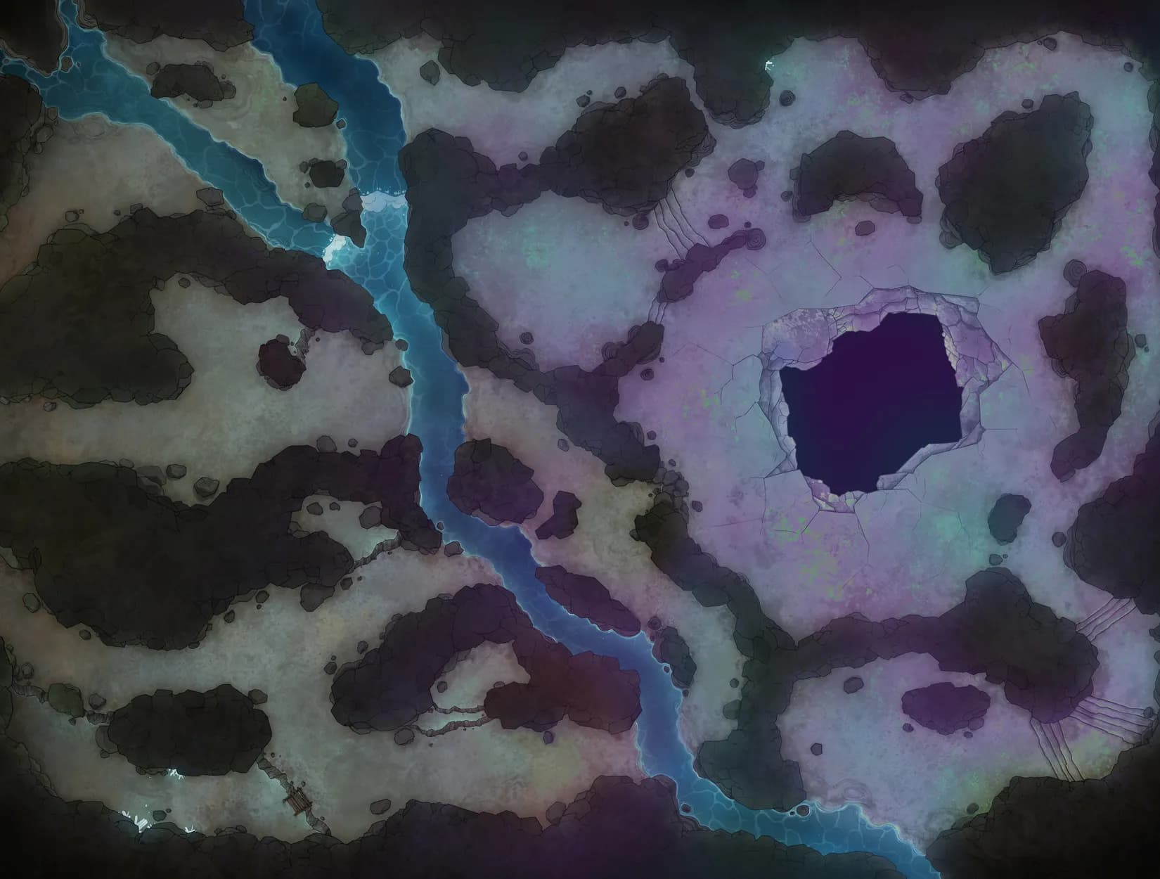 Mushroom Infested Mines map, Natural Caves variant thumbnail