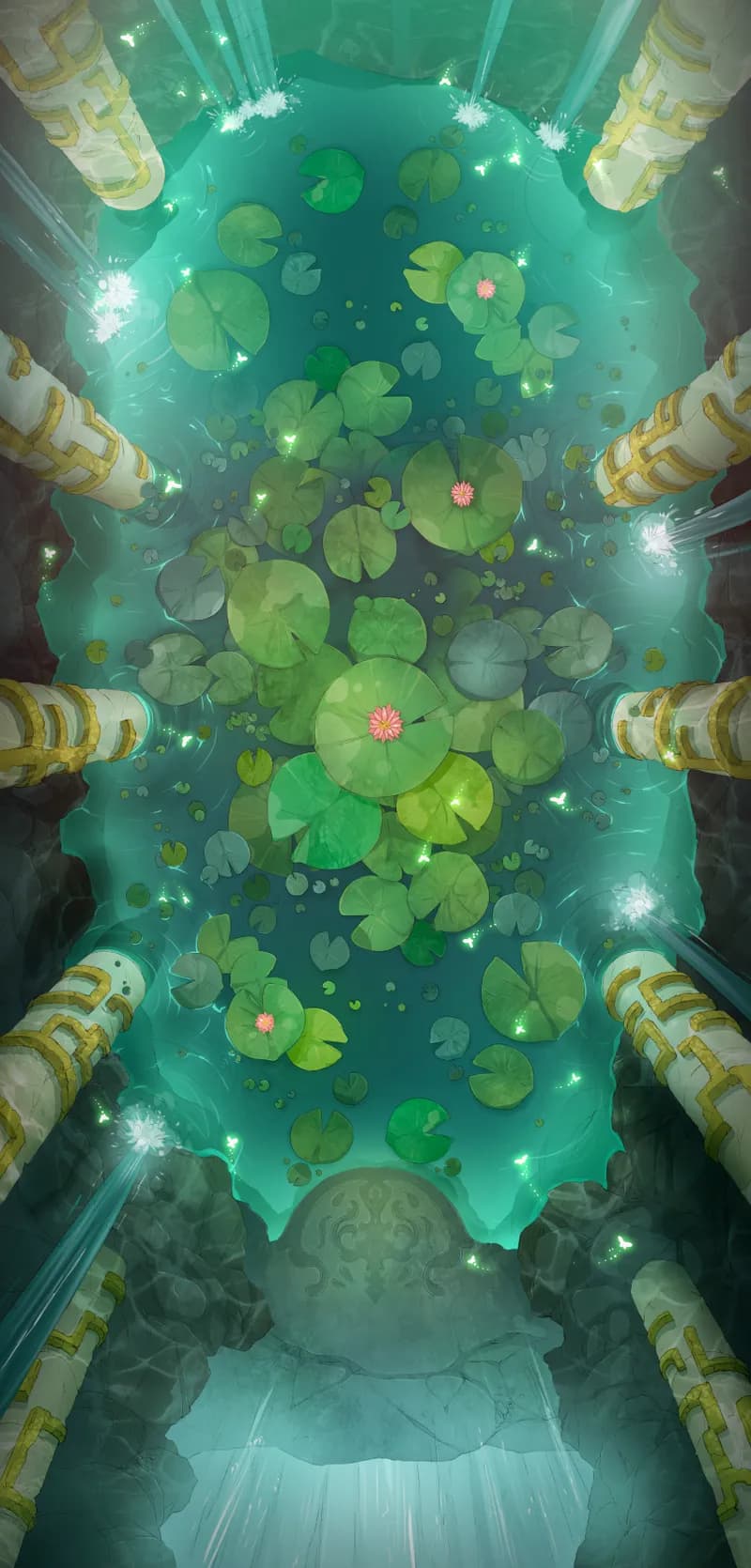 Secret Fey Fountain map, Pond variant thumbnail