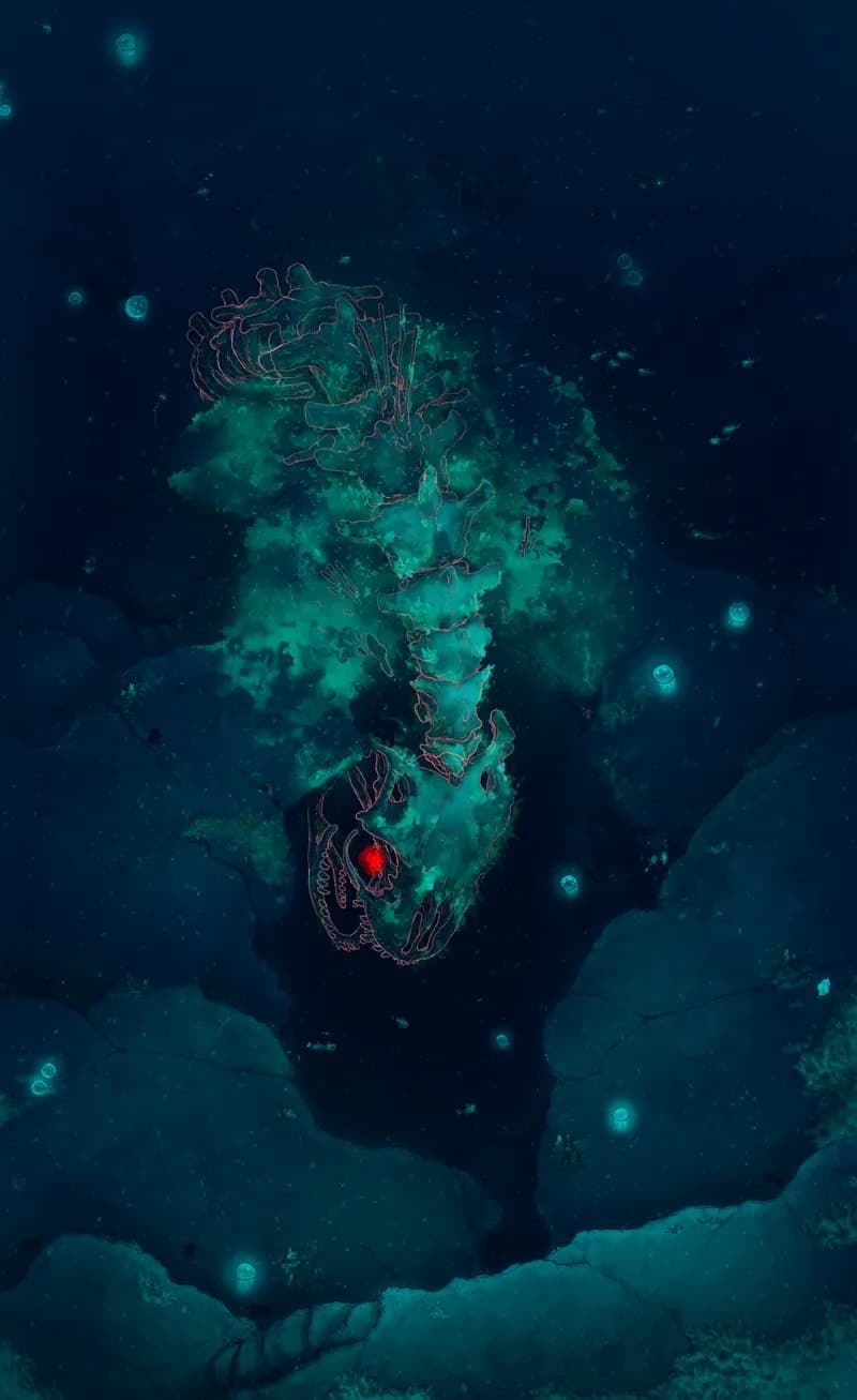 Abyssal Fall map, Zone 1 Haunted variant thumbnail