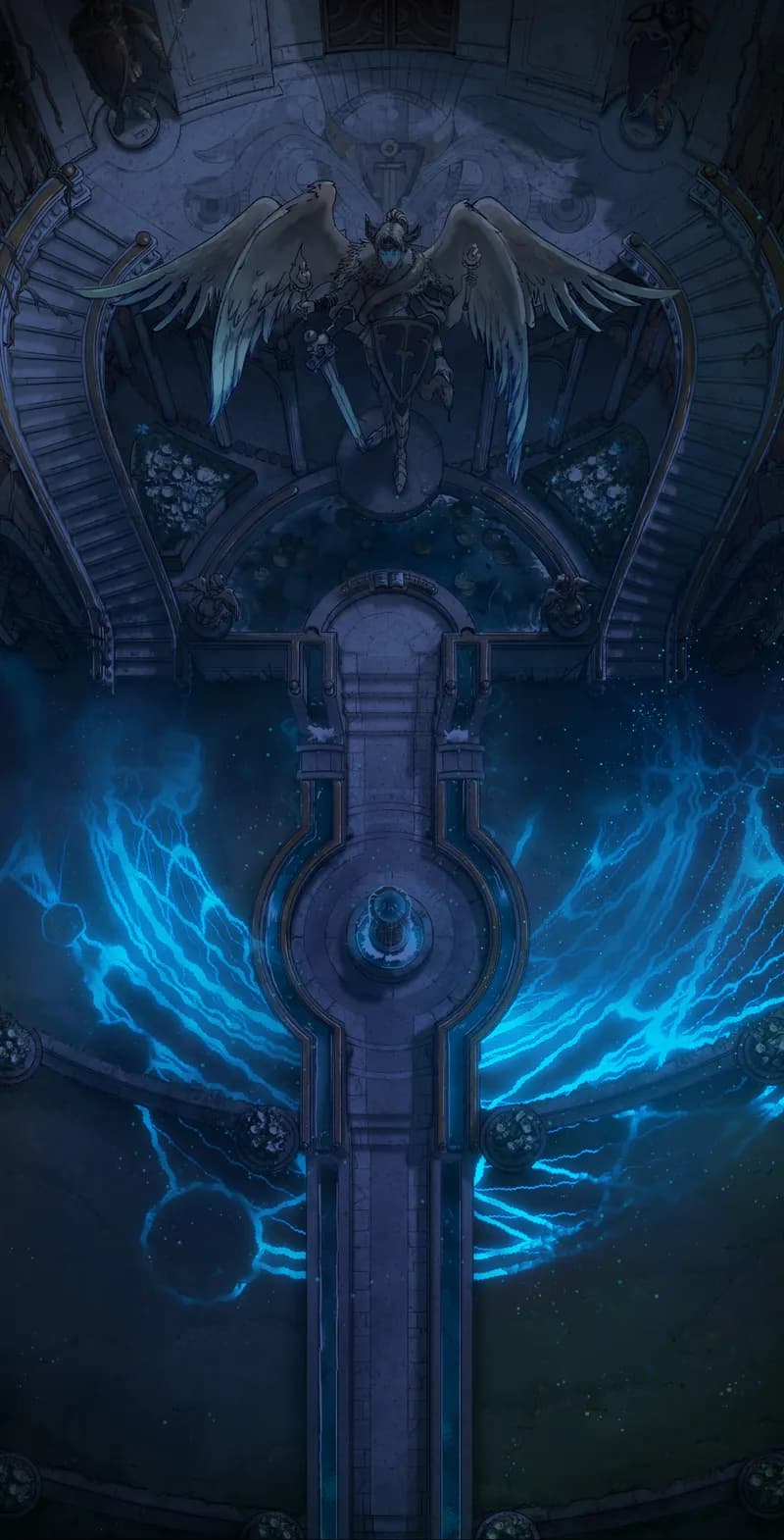 Imperial Graveyard map, Hallowed Ground Night variant thumbnail