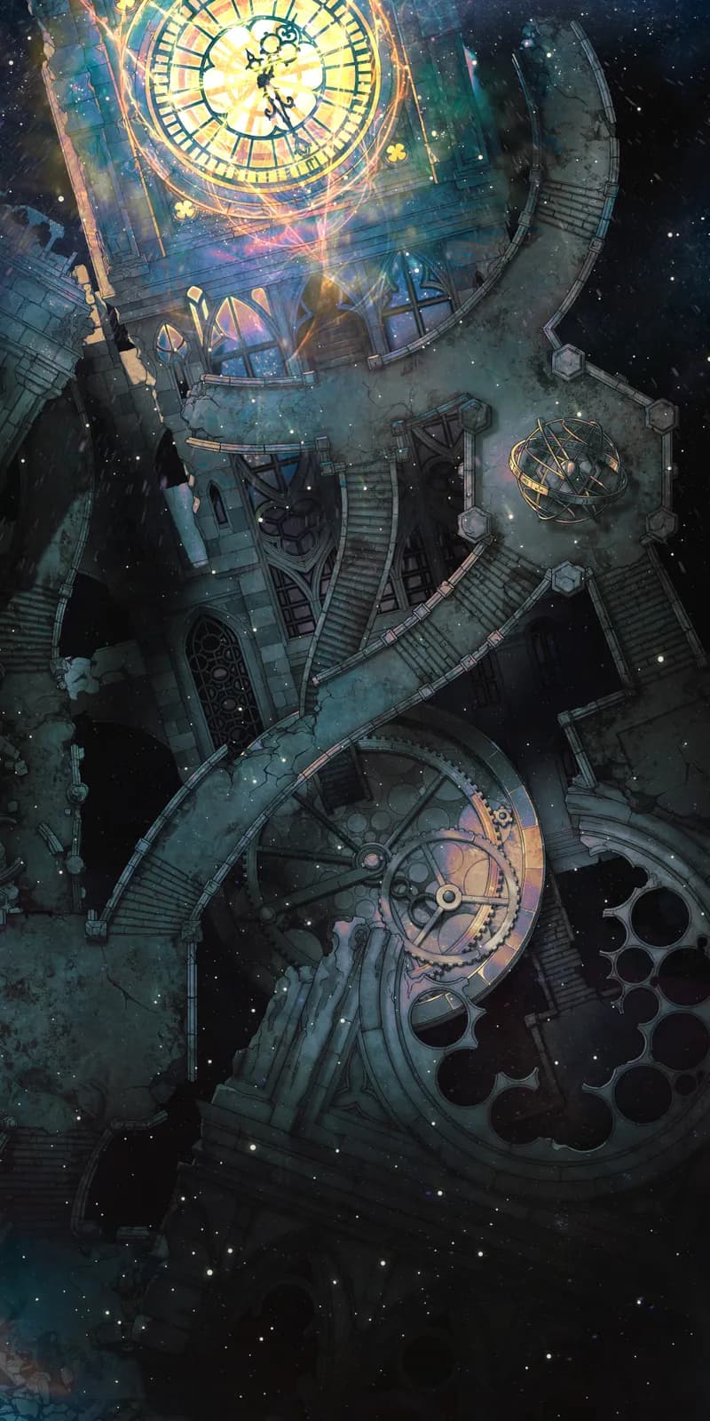 Chrono Chaos Ruins map, Nebula variant thumbnail