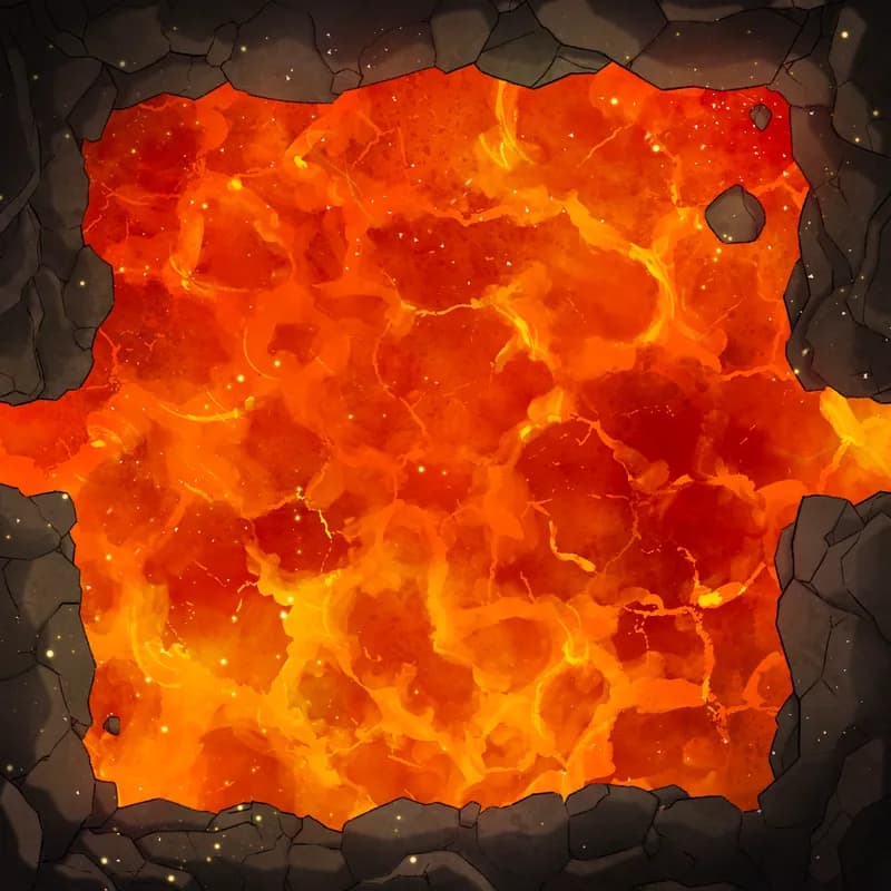 Modular Caves map, Lava Mines Floor 01 variant thumbnail