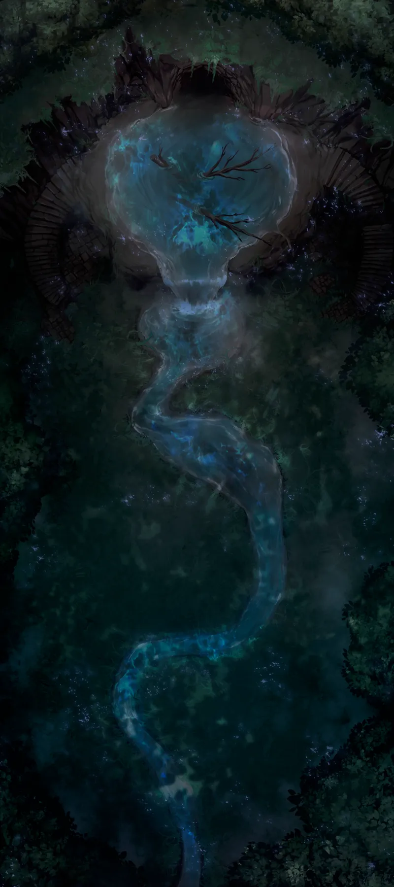 Green Dragon Lair map, No Ruins Night variant thumbnail