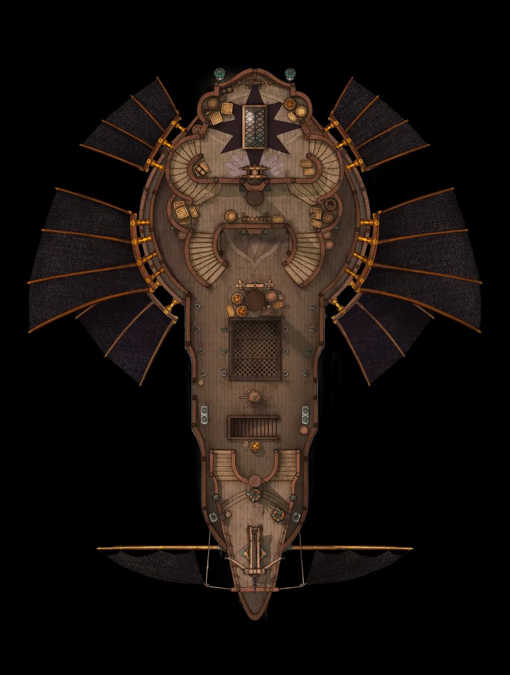 The Crystal Veil map, Black Sails Level 4 variant thumbnail