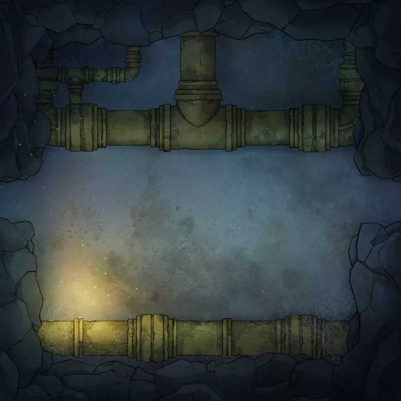 Modular Caves map, Mines Large Pipes 04 variant thumbnail
