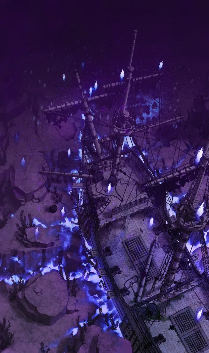 Haunted Ghost Ship Exterior map, Violet Ghost variant thumbnail