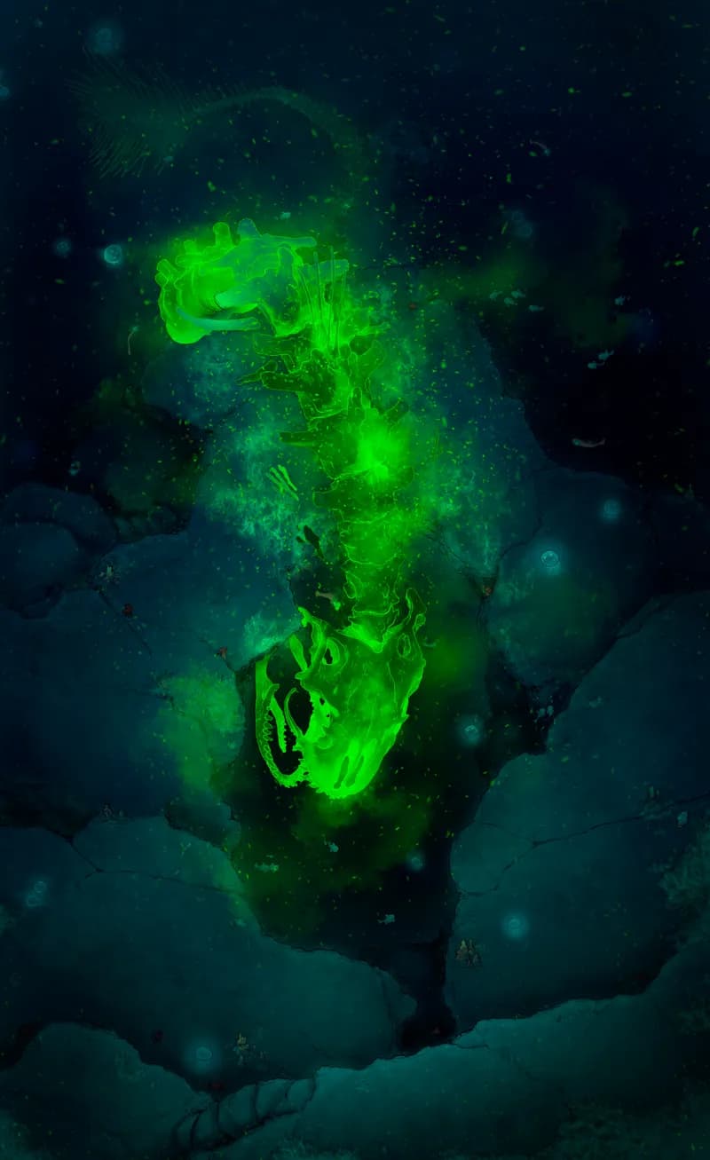 Abyssal Fall map, Zone 1 Glow variant