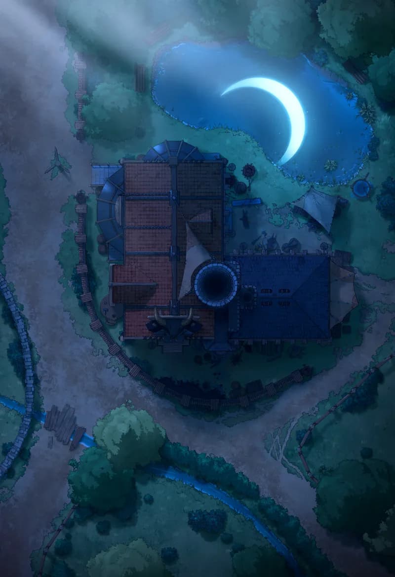 Village Blacksmith map, Original Moonlight variant thumbnail