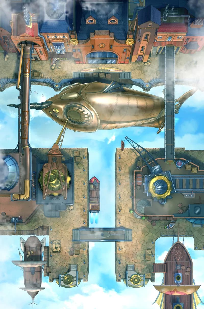 Iron Wharf map, Airborne variant thumbnail