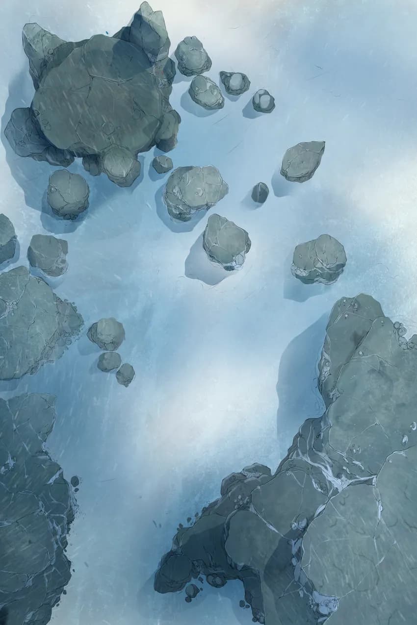 Harpy Cove map, Ice Plains variant thumbnail
