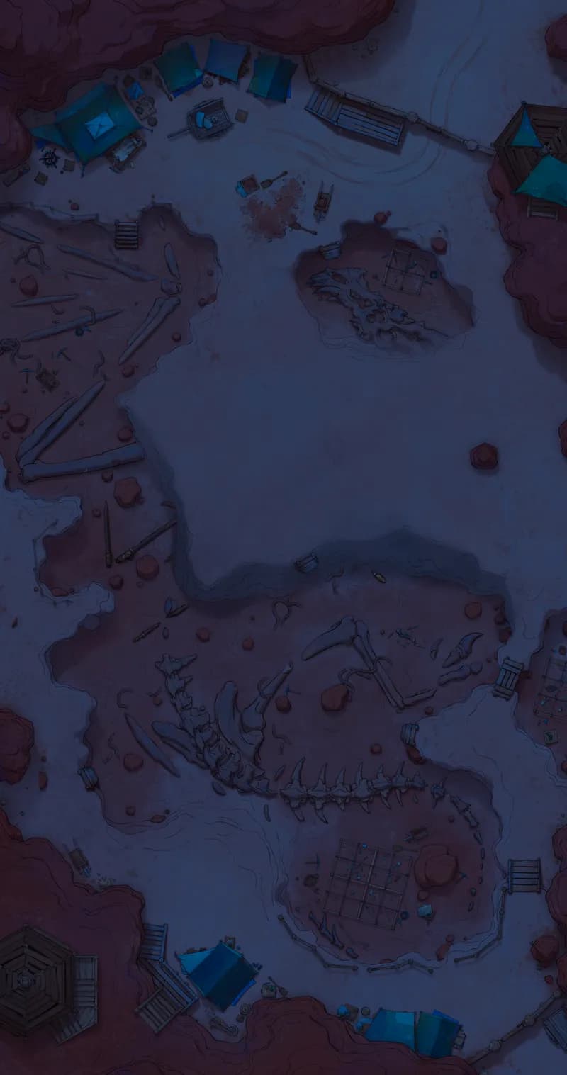 Archaeological Dig map, Stage 3 Night variant thumbnail