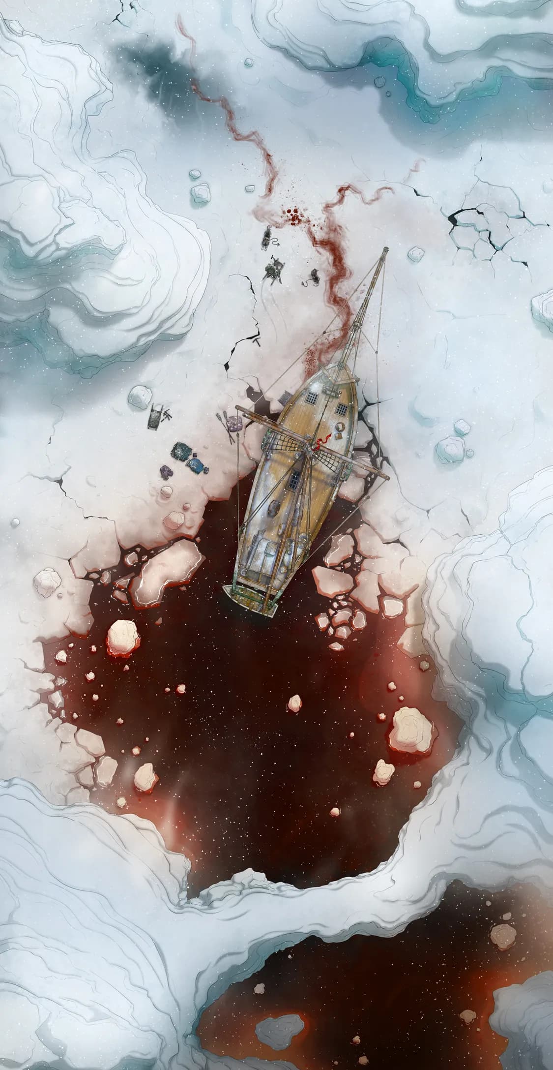 Arctic Expedition map, Massacre Ship variant thumbnail