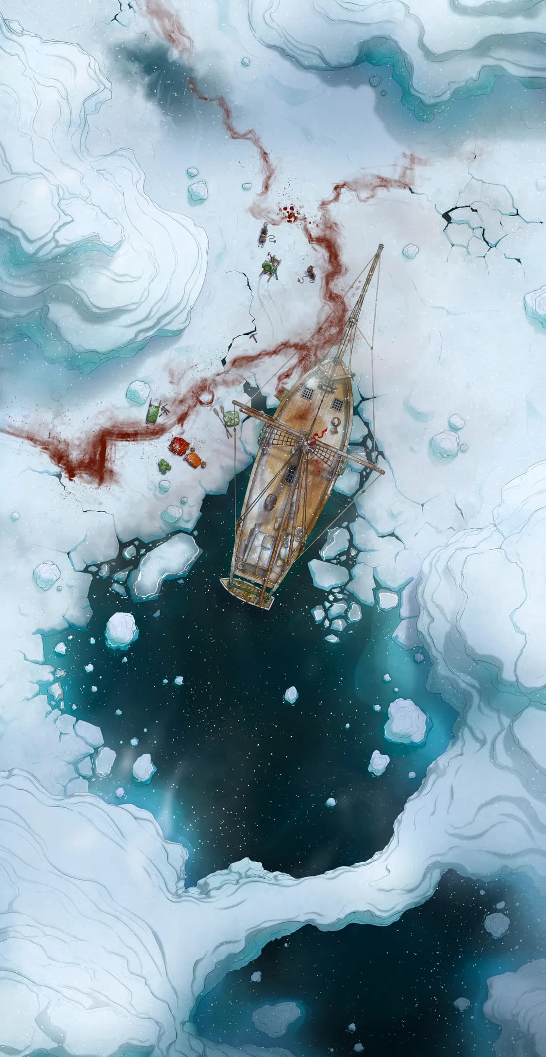 Arctic Expedition map, Blood Trail variant thumbnail