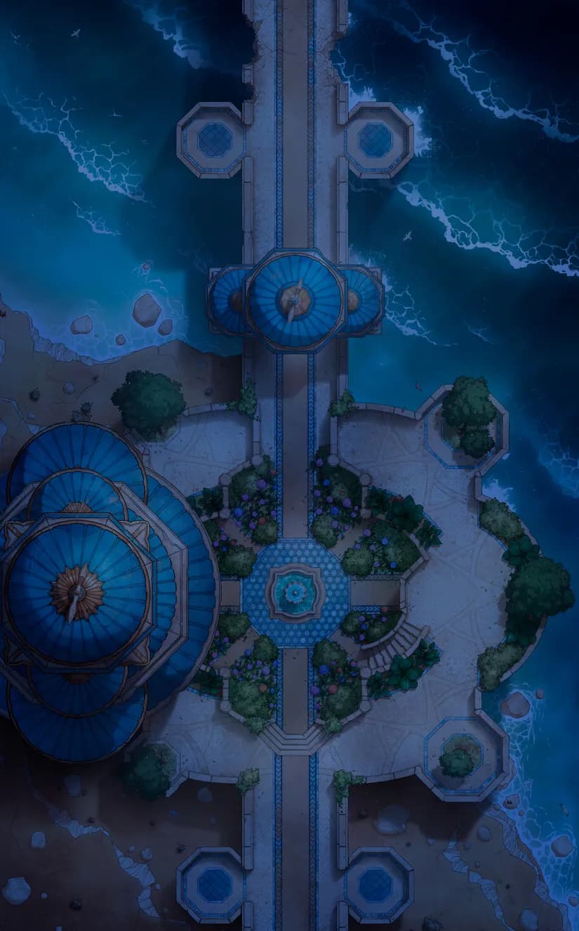 Djinn Gardens map, Original Night variant thumbnail