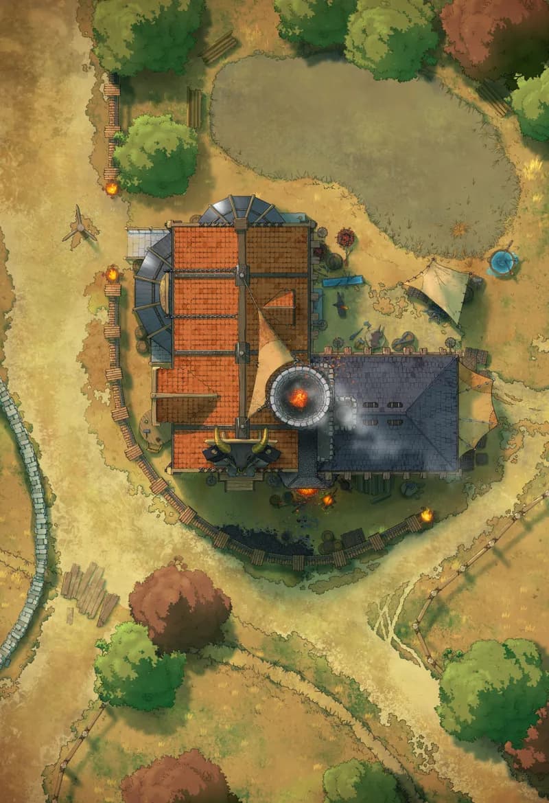 Village Blacksmith map, Dry variant thumbnail