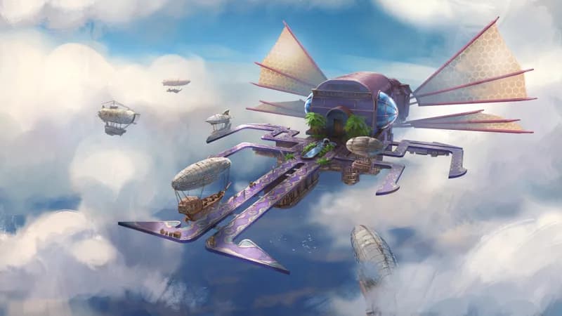 Airship Port map, No FG Day variant