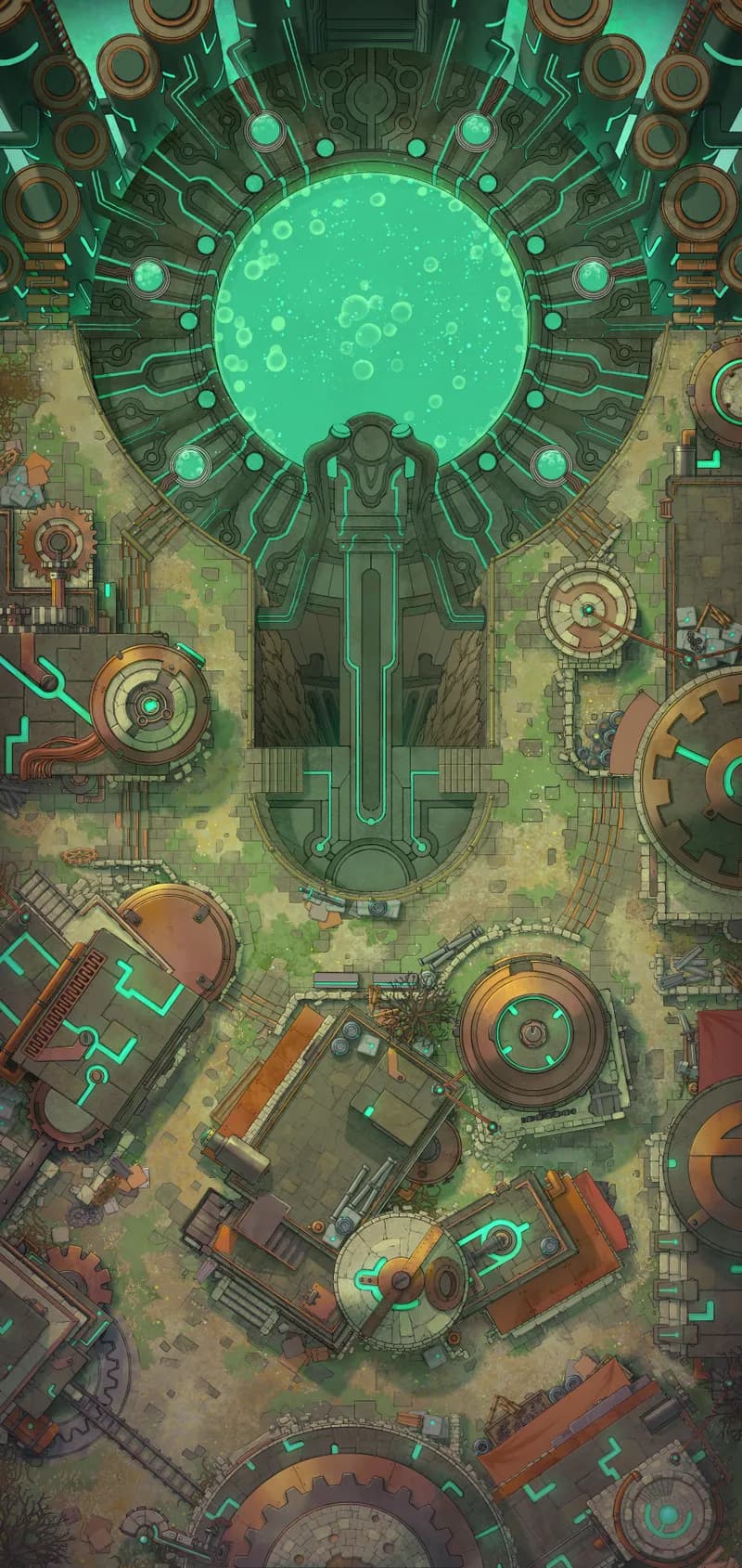 Warforged City Centre map, No Totem Day variant thumbnail