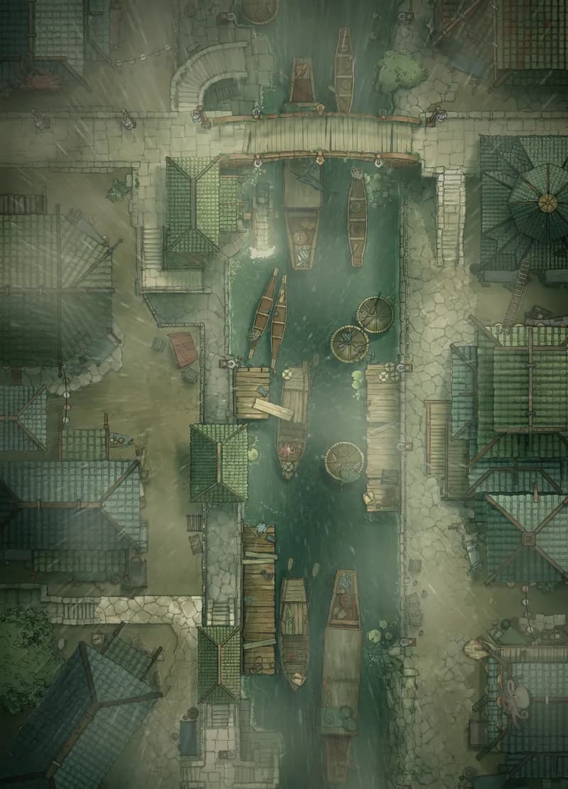Floating Market map, Rain variant thumbnail