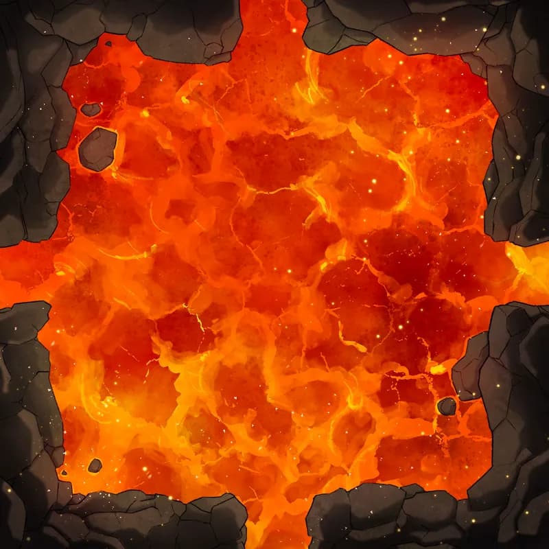 Modular Caves map, Lava Mines Floor 02 variant thumbnail