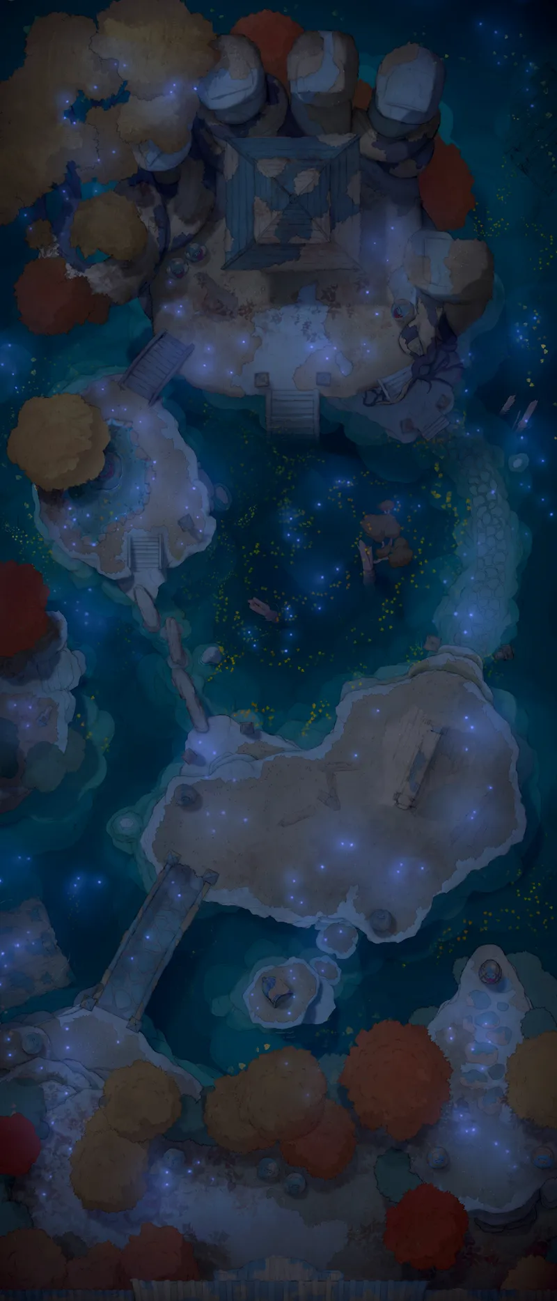 Zen Monastery map, Autumn Night variant thumbnail