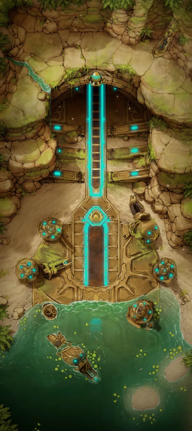 Clockwork Dragon Lair Exterior map, Activated Day variant thumbnail
