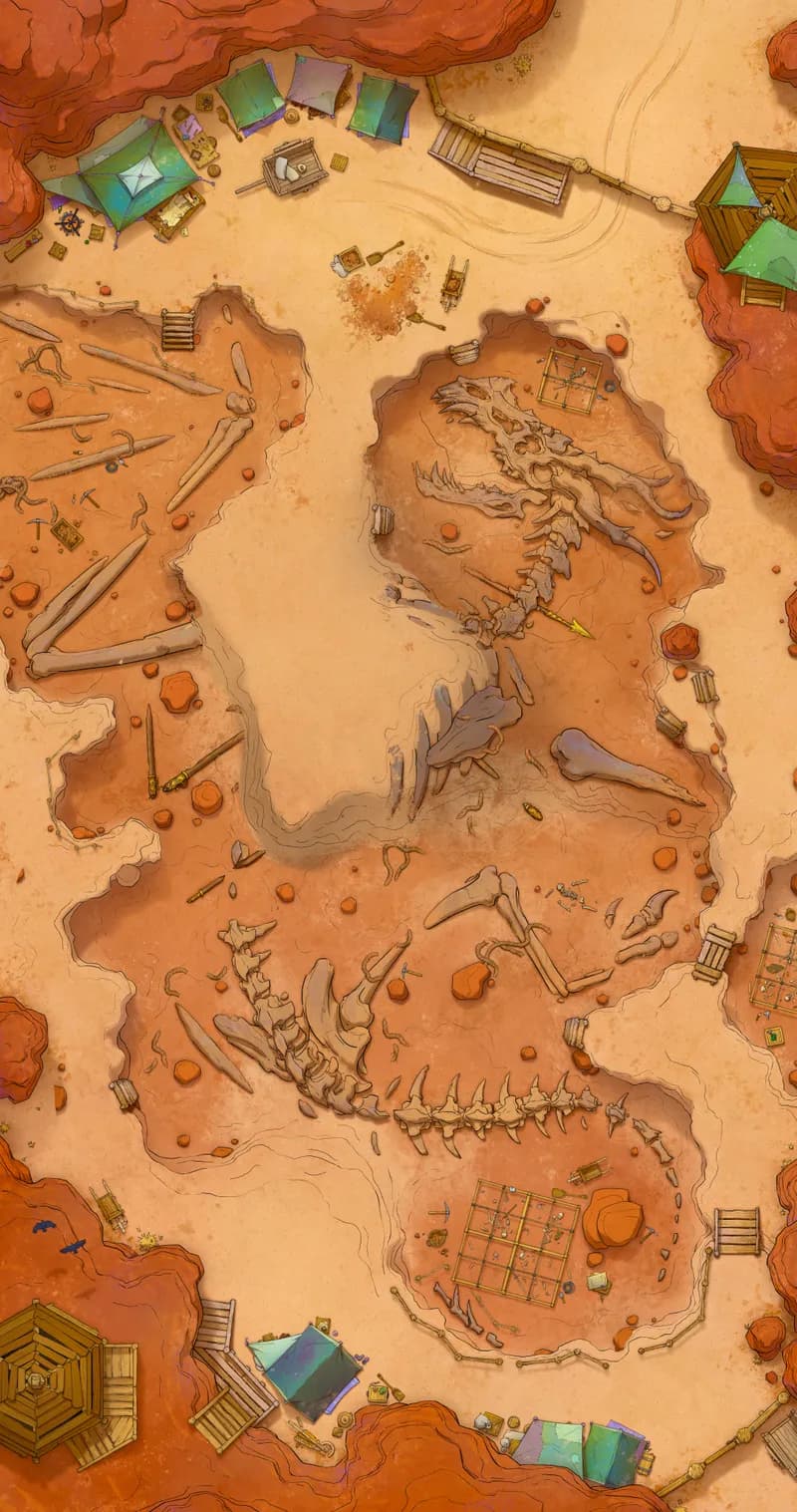 Archaeological Dig map, Stage 4 Day variant thumbnail