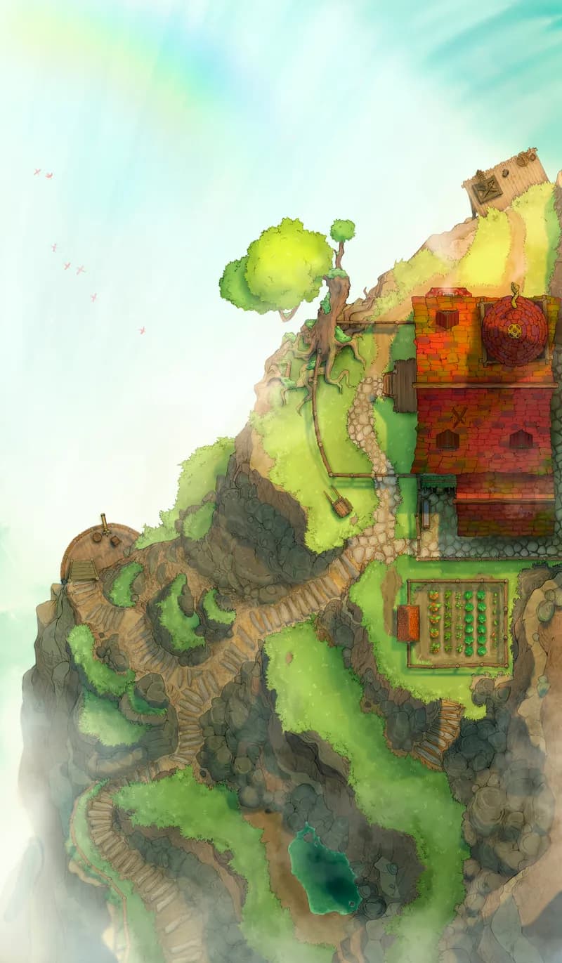 Wonderful Wizard Waterfall map, Summer variant thumbnail