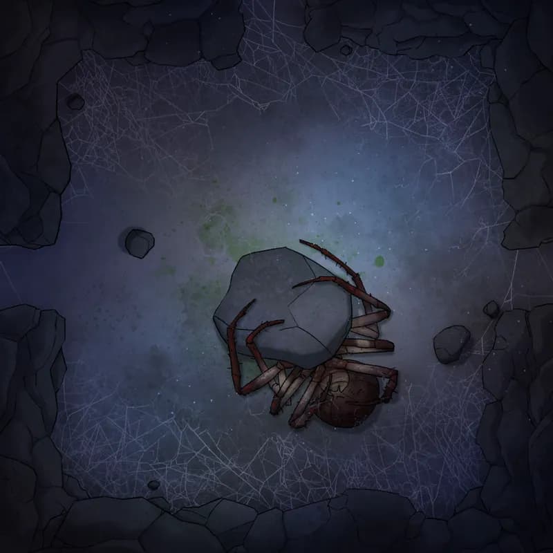Modular Caves map, Creature Cavern Crushed Spider variant thumbnail