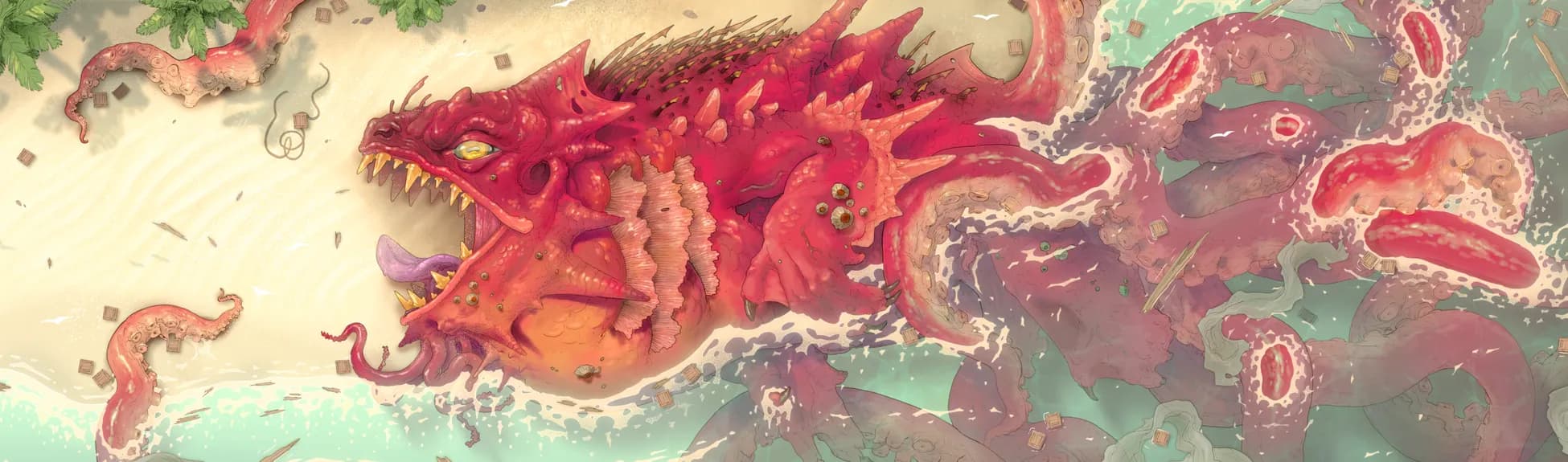 Beached Kraken map, Shipwreck Debris Day variant thumbnail