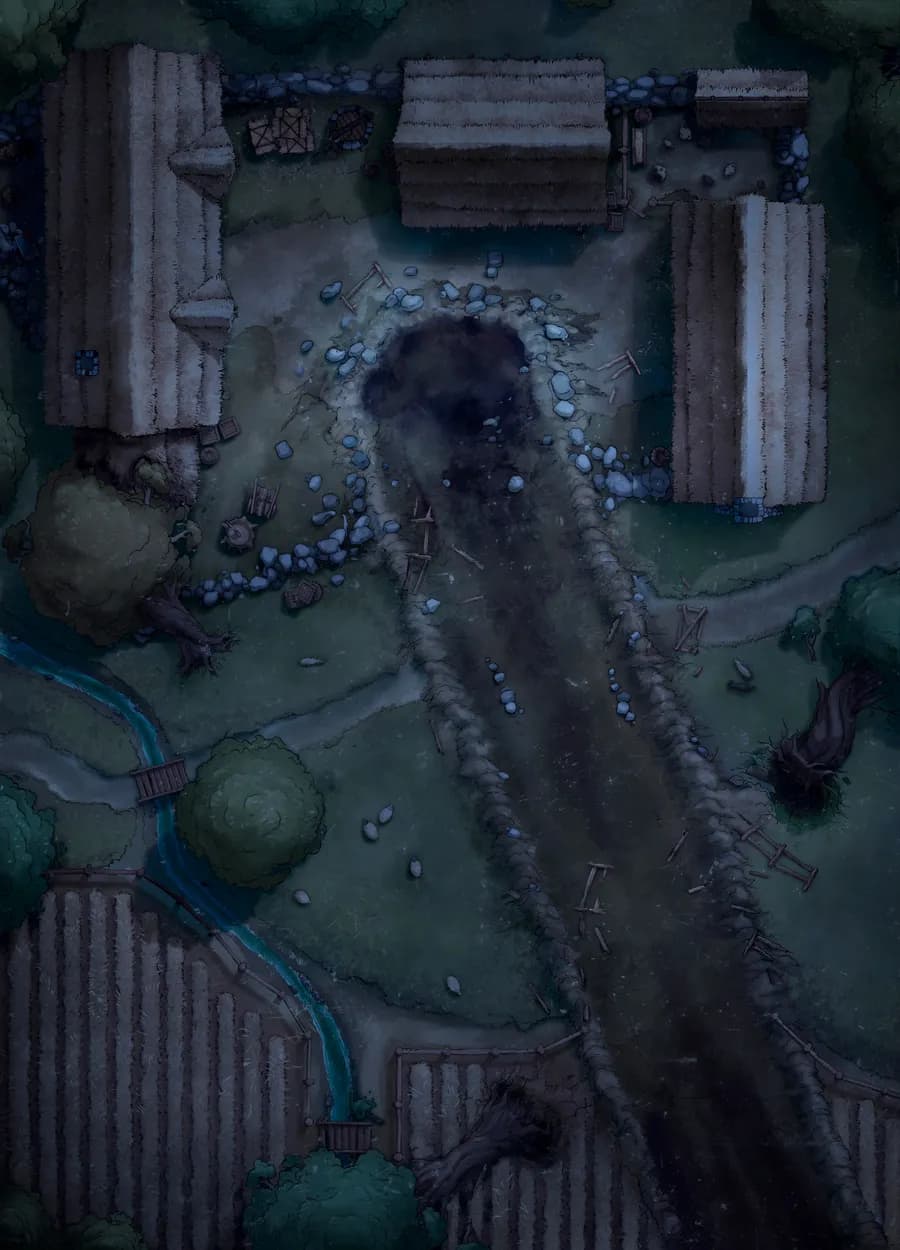 Impact Site map, Empty Night variant thumbnail