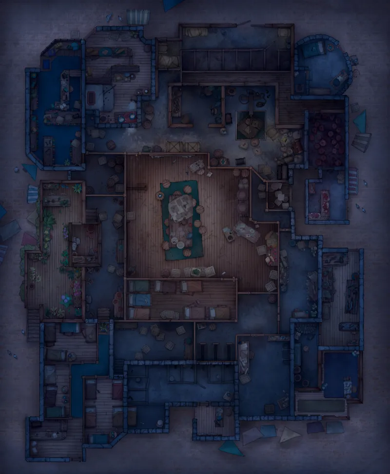 Thieves Guild Hideout map, Lights Out variant thumbnail